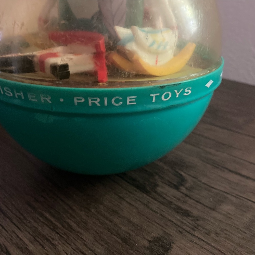 Vtg Lot 3 Toys Eden Humpty Dumpty Blue Chime/Fisher Price 1966 Roly Poly/Rattle - Picture 11 of 12